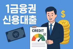 1금융권 신용대출 금리 비교 이미지